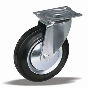 Universální kola s ocelovým diskem v otočné vidlici