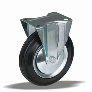 Universální kola s ocelovým diskem v pevné vidlici