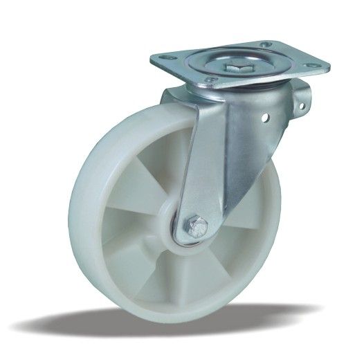 Zátěžová kola s polyamidovým běhounem v otočné vidlici